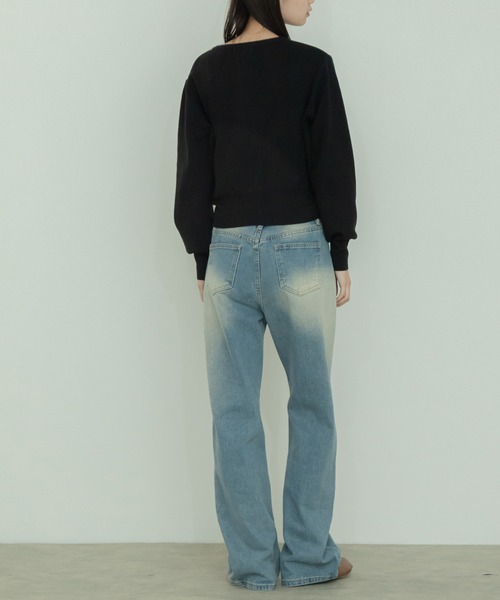 【セール】ショート丈メタルボタンカーディガン/長袖 ミニ丈 クロップド丈 韓国 ガーリー オフィスカジュアル（カーディガン/ボレロ）｜HEILIS（ヘイリス）