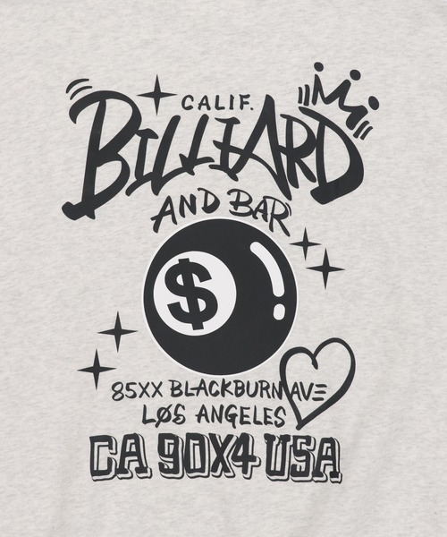 SPINNS（スピンズ）の「オーバーサイズスウェットプルオーバー/8ボールデザイン（スウェット・メンズ・パープル/アッシュグレー/ブラック/ブラック系その他・ONESIZE）」の12枚目の写真