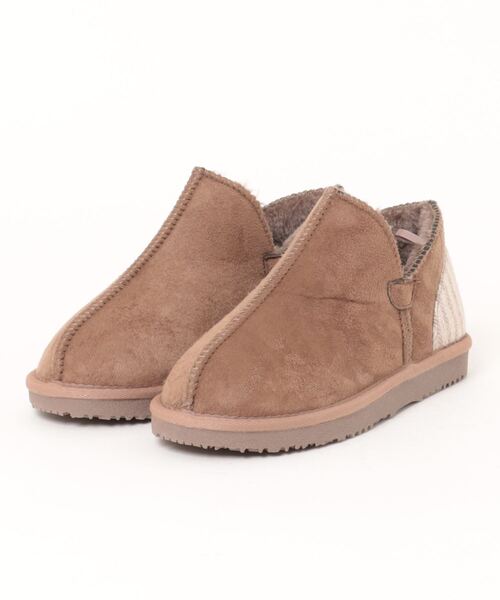 moz（モズ）の「《moz》4532（スリッポン・レディース・グレー/ブラウン系その他/ブラック・L/M/LL/S）」の2枚目の写真
