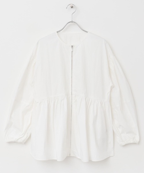 【セール】ジップアップボリュームブラウス（シャツ/ブラウス）｜URBAN RESEARCH ROSSO WOMEN（アーバンリサーチ ロッソ）