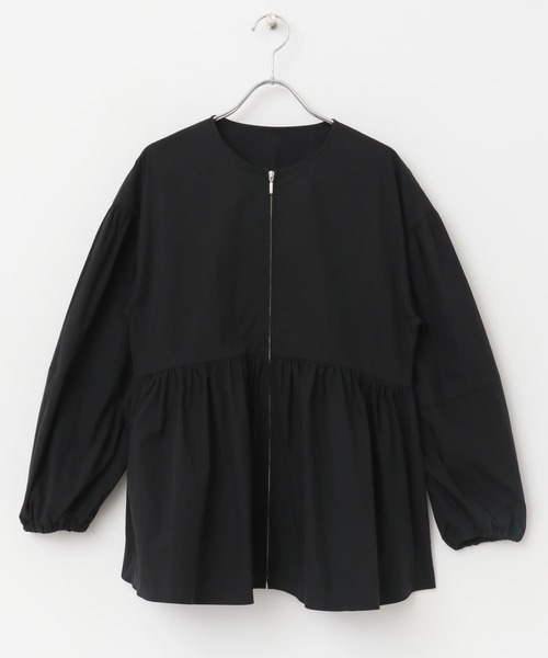 【セール】ジップアップボリュームブラウス（シャツ/ブラウス）｜URBAN RESEARCH ROSSO WOMEN（アーバンリサーチ ロッソ）