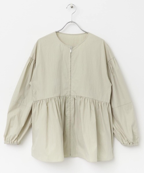 【セール】ジップアップボリュームブラウス（シャツ/ブラウス）｜URBAN RESEARCH ROSSO WOMEN（アーバンリサーチ ロッソ）