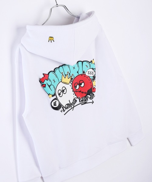 【セール】おばけ & レッドデビル 裏起毛 長袖 グラフィック フルジップパーカー（パーカー）｜WESTSEA（ウエストシー）