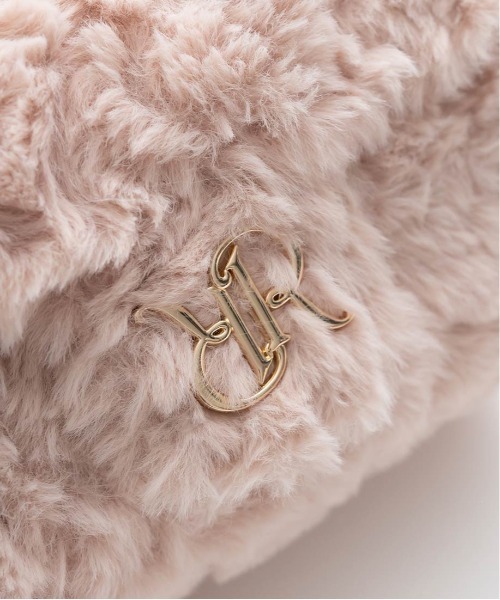 RANDA 2WAY モノグラムパーツファーバッグ　ピンク 2WAY モノグラムパーツファーバッグRANDA公式サイト