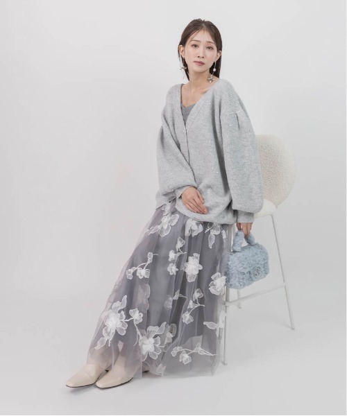 RANDA（ランダ）の「【一部WEB限定カラー】2WAY モノグラムパーツファーバッグ（ショルダーバッグ・レディース・グレイッシュベージュ/ピンク/アイボリー/ブルー・FREE）」の10枚目の写真