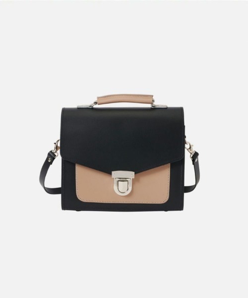 Zatchels（ザッチェルズ）の「【ザッチェルズ/Zatchels】シュガーキューブ/Grande Size(Two Tone)（ショルダーバッグ・レディース・ブラック系その他・00）」の2枚目の写真