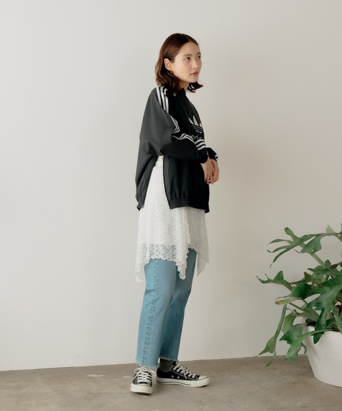 adidas(アディダス)の「adidas/アディダス adidas ORI VNTG TRF CREW スウェットシャツ(スウェット・メンズ・ブラック・XS/S/M/L)」の11枚目の写真
