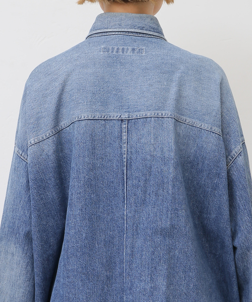 JOURNAL STANDARD LUXE（ジャーナルスタンダード　ラックス）の「10OZdenimシャツ（シャツ/ブラウス・レディース・ブルー・FREE）」の15枚目の写真