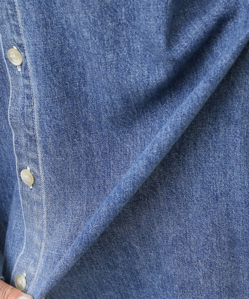 JOURNAL STANDARD LUXE（ジャーナルスタンダード　ラックス）の「10OZdenimシャツ（シャツ/ブラウス・レディース・ブルー・FREE）」の20枚目の写真