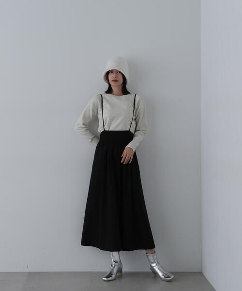 N.(N. Natural Beauty Basic)(エヌエヌナチュラルビューティーベーシック)の「◆スパンコールニット(ニット/セーター・レディース・ブラウン/オフホワイト/グレー・MEDIUM)」の11枚目の写真