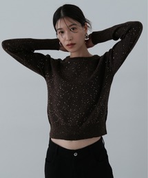 N.（N. Natural Beauty Basic） | ◆スパンコールニット(ニット/セーター)
