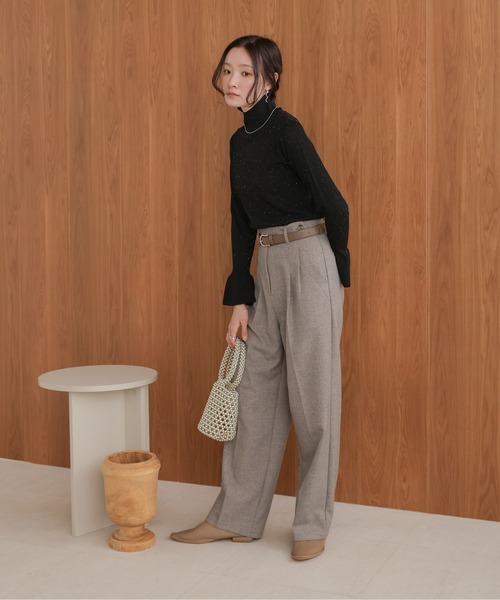 Bab（バブ）の「丸リング細ベルト（ベルト・レディース・グレイッシュベージュ/ブラウン・ONESIZE）」の13枚目の写真