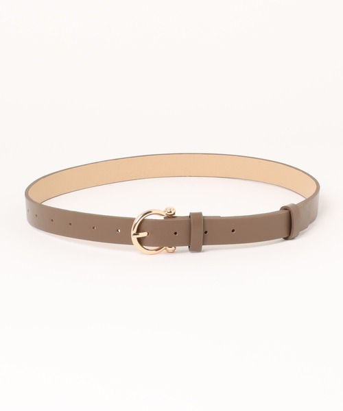 Bab（バブ）の「丸リング細ベルト（ベルト・レディース・グレイッシュベージュ/ブラウン・ONESIZE）」の20枚目の写真