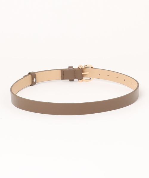 Bab（バブ）の「丸リング細ベルト（ベルト・レディース・グレイッシュベージュ/ブラウン・ONESIZE）」の21枚目の写真