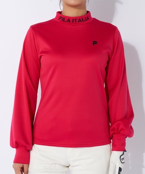 FILA GOLF(フィラゴルフ )の「【FILA GOLF/フィラゴルフ】レディース長袖モックネックシャツ ゴルフ(シャツ/ブラウス・レディース・ブラック/オフホワイト/ピンク/ブラウン系その他・SMALL/MEDIUM/LARGE/X-LARGE/X-SMALL)」の22枚目の写真