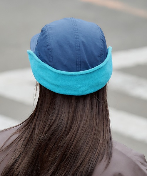 Columbia（コロンビア）の「【Columbia/コロンビア】フリースキャップ（ハット・レディース・ブラック/ブルー・ONE SIZE）」の9枚目の写真