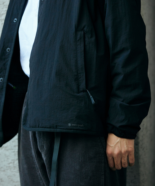  peak × JOURNAL STANDARD / ジャケット/L/ポリエステル/BLK Snow Peak（スノーピーク）の「SNOWPEAK × JOURNAL STANDARD POLARTEC