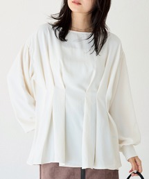 LAVEANGE | 【洗える】ウエストタックブラウス(シャツ/ブラウス)