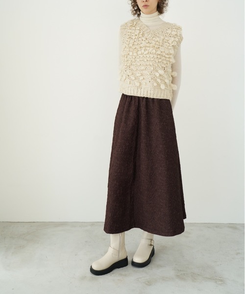 Launa lea(ラウナレア)の「トラックソールショートブーツ(S147)(ブーツ・レディース・ブラック/アイボリー・S/M/L/LL)」の20枚目の写真