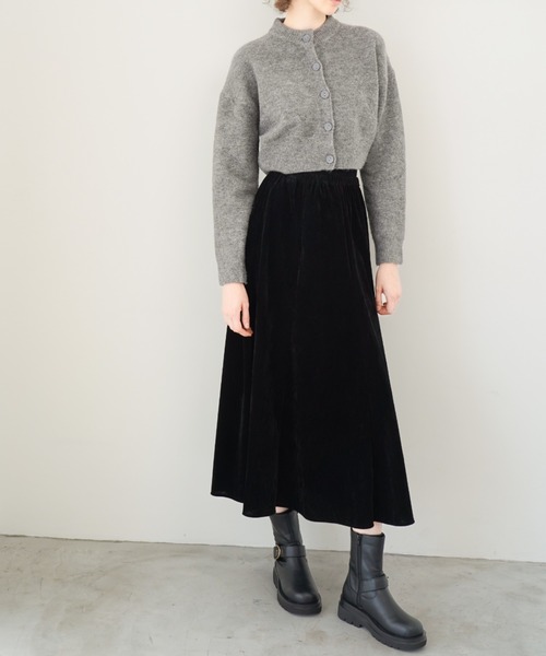 Launa lea(ラウナレア)の「トラックソールショートブーツ(S147)(ブーツ・レディース・ブラック/アイボリー・S/M/L/LL)」の18枚目の写真