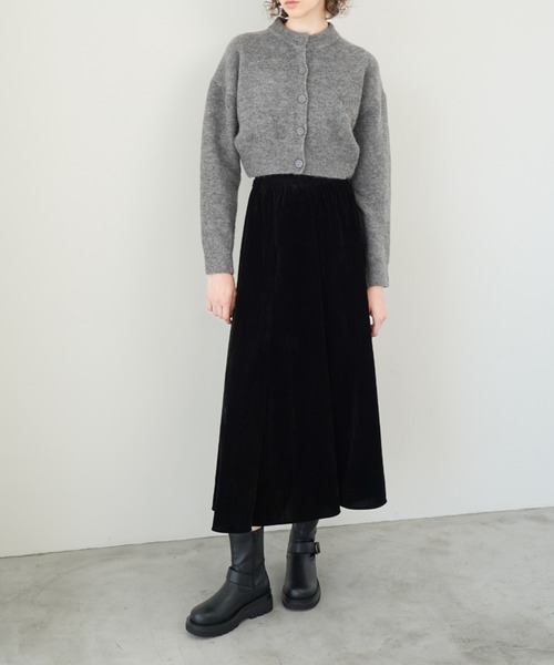Launa lea(ラウナレア)の「トラックソールショートブーツ(S147)(ブーツ・レディース・ブラック/アイボリー・S/M/L/LL)」の19枚目の写真