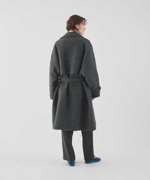 セール】エアブークレーウール ボリュームトレンチコート（トレンチ