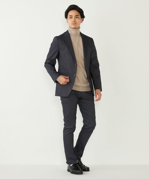 SHIPS Colors(シップス カラーズ)の「SHIPS Colors:〈洗濯機可能〉THERMO WALKER(R) ツイル チノ スラックス(スラックス・メンズ・グレー/ブラック/カーキ/ネイビー・44/46/48/50/52)」の13枚目の写真