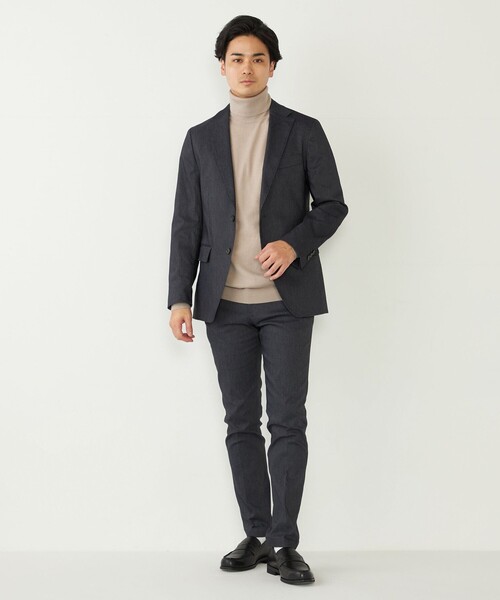 SHIPS Colors(シップス カラーズ)の「SHIPS Colors:〈洗濯機可能〉THERMO WALKER(R) ツイル チノ スラックス(スラックス・メンズ・グレー/ブラック/カーキ/ネイビー・44/46/48/50/52)」の21枚目の写真