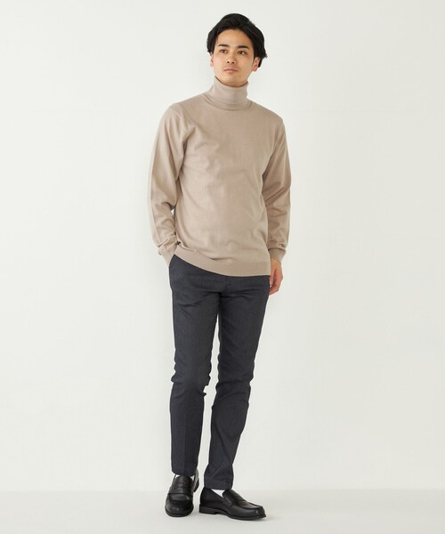 SHIPS Colors(シップス カラーズ)の「SHIPS Colors:〈洗濯機可能〉THERMO WALKER(R) ツイル チノ スラックス(スラックス・メンズ・グレー/ブラック/カーキ/ネイビー・44/46/48/50/52)」の22枚目の写真