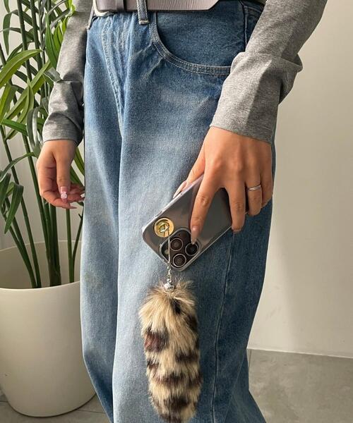 WEGO（ウィゴー）の「WEGO/ミニファーしっぽキーホルダー（キーホルダー・レディース・ブルー/その他1/その他2/その他3/ホワイト/ブラック/パープル/ベージュ/ピンク・FREE）」の14枚目の写真