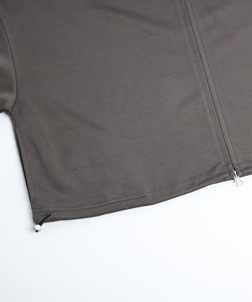 SUGAR BISKET（シュガービスケット）の「ダブルジップパーカー（パーカー・レディース・ブラック/オートミール/チャコール・フリー）」の7枚目の写真