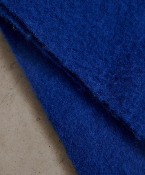 CIAOPANIC TYPY（チャオパニックティピー）の「【静電気防止】太フリンジマフラー（マフラー・レディース・オフホワイト/ブルー/イエロー/ライトグレー系・ONE SIZE）」の13枚目の写真