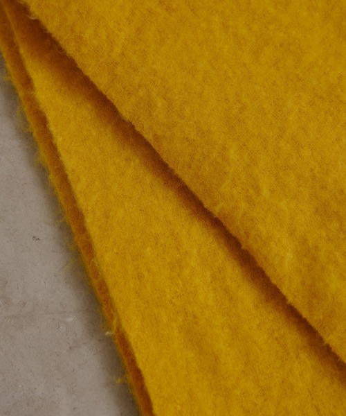 CIAOPANIC TYPY（チャオパニックティピー）の「【静電気防止】太フリンジマフラー（マフラー・レディース・オフホワイト/ブルー/イエロー/ライトグレー系・ONE SIZE）」の6枚目の写真