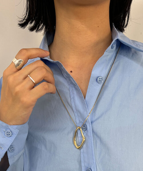 SHENERY（シーナリー）の「ニュアンスネックレス（ネックレス・レディース・シルバー/ゴールド・FREE）」の9枚目の写真