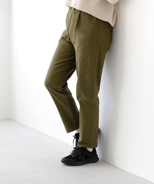 welleg(ウェレッグ)の「あったか 裏起毛 ハイパーストレッチテーパードパンツ(その他パンツ・レディース・ブラック/ブラウン/チャコール/モカ/ベージュ/カーキ・L/M)」の6枚目の写真
