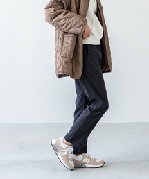 あったか 裏起毛 ハイパーストレッチテーパードパンツ