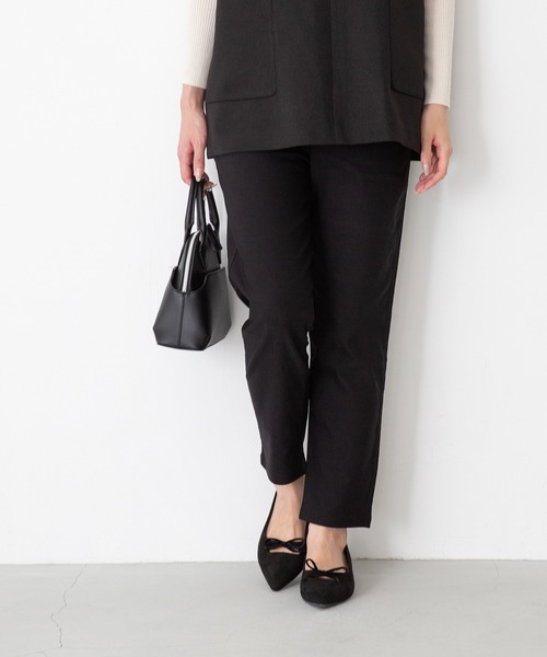 welleg(ウェレッグ)の「あったか 裏起毛 ハイパーストレッチテーパードパンツ(その他パンツ・レディース・ブラック/ブラウン/チャコール/モカ/ベージュ/カーキ・L/M)」の17枚目の写真