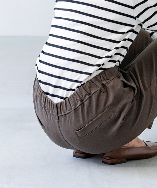 welleg(ウェレッグ)の「あったか 裏起毛 ハイパーストレッチテーパードパンツ(その他パンツ・レディース・ブラック/ブラウン/チャコール/モカ/ベージュ/カーキ・L/M)」の11枚目の写真