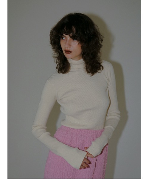 AMAIL(アマイル)の「Fashionable standard knit(ニット/セーター・レディース・アイボリー/ブラック/グレー/ブルー/レッド・FREE)」の1枚目の写真