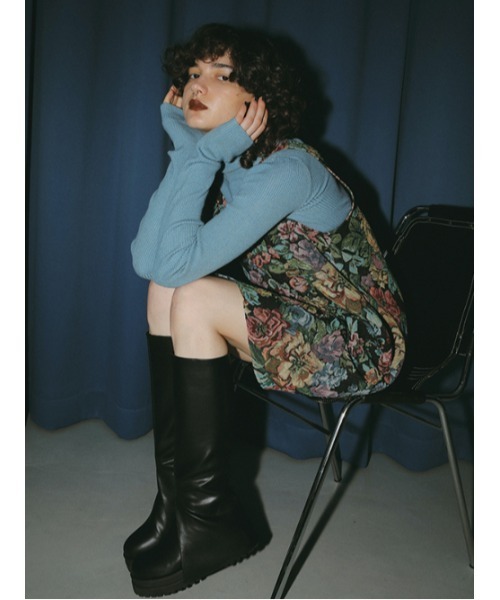 AMAIL(アマイル)の「Fashionable standard knit(ニット/セーター・レディース・アイボリー/ブラック/グレー/ブルー/レッド・FREE)」の19枚目の写真