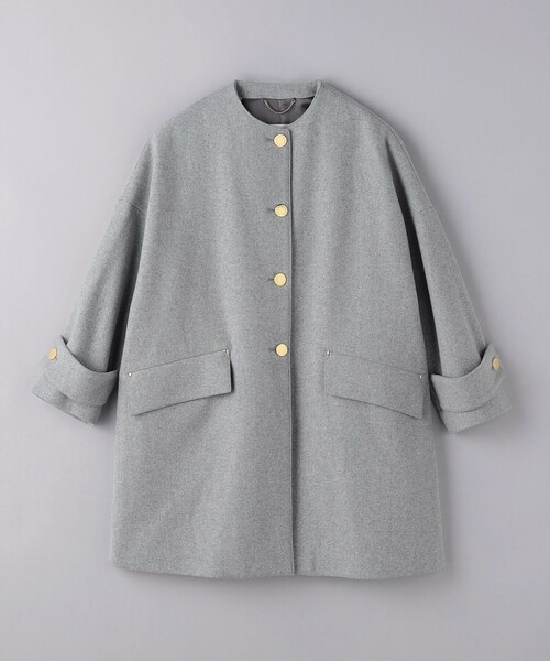 Mackintosh(マッキントッシュ)の「【別注】<MACKINTOSH>HUMBIE ノーカラー コート(ノーカラーコート・レディース・ライトグレー・4/6)」の9枚目の写真