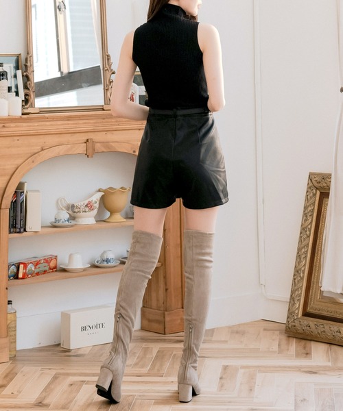 【22-24.5cm】 スレンダーニーハイブーツ（ブーツ）｜JULIA BOUTIQUE（ジュリアブティック）