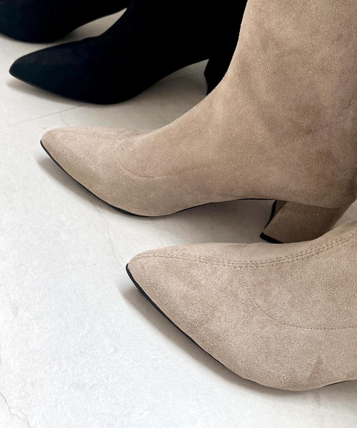 【22-24.5cm】 スレンダーニーハイブーツ（ブーツ）｜JULIA BOUTIQUE（ジュリアブティック）