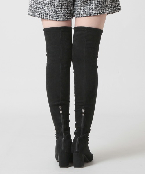 【22-24.5cm】 スレンダーニーハイブーツ（ブーツ）｜JULIA BOUTIQUE（ジュリアブティック）