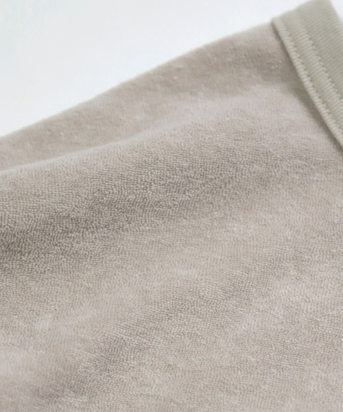 OMNIGOD（オムニゴッド）の「[OMNIGOD mens / オムニゴッド] パイル クルーネックTシャツ（Tシャツ/カットソー・メンズ・ネイビー/ホワイト/グレー・2/3/4）」の13枚目の写真