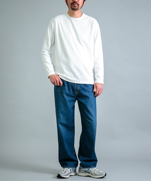 OMNIGOD（オムニゴッド）の「[OMNIGOD mens / オムニゴッド] パイル クルーネックTシャツ（Tシャツ/カットソー・メンズ・ネイビー/ホワイト/グレー・2/3/4）」の8枚目の写真