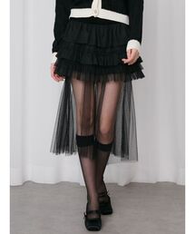 CALNAMUR | 2WAY TIERED TULLE SK/2WAYティアードチュールスカート(スカート)