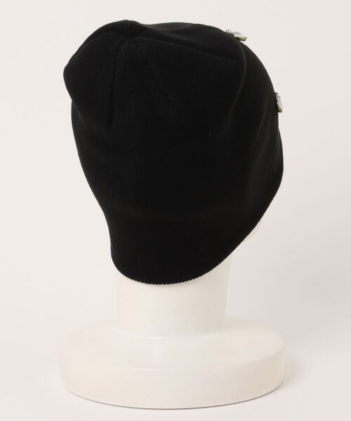 3.3 Field Trip （3.3フィールドトリップ）の「3.3 Field Trip／ローズパーツビーニー（ニットキャップ/ビーニー・レディース・ブラック/グレー・FREE）」の3枚目の写真