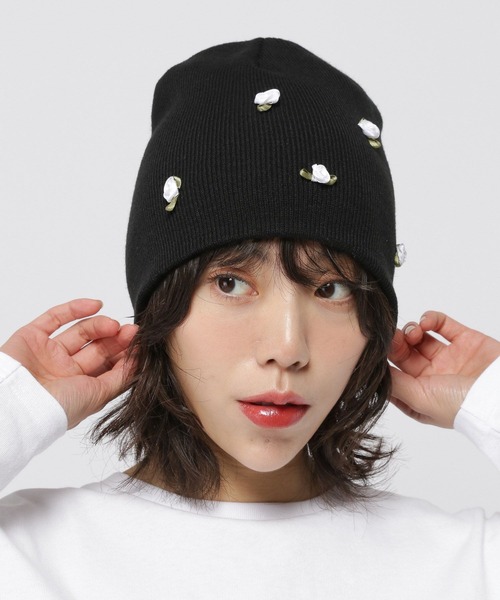 セール】3.3 Field Trip／ローズパーツビーニー（ニットキャップ