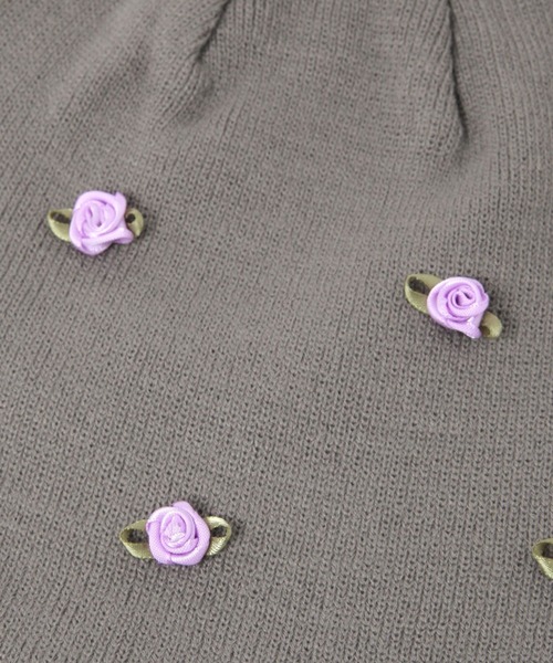 3.3 Field Trip （3.3フィールドトリップ）の「3.3 Field Trip／ローズパーツビーニー（ニットキャップ/ビーニー・レディース・ブラック/グレー・FREE）」の14枚目の写真